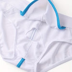 3 Pack Men's Breathable Separate Pouch Low-Rise Briefs with Openable Front Pouch