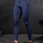 Men's Full Coverage Mesh Panel Quick-Dry Fabric Odor-Control Tops & Tights