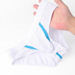 3 Pack Men's Breathable Separate Pouch Low-Rise Briefs with Openable Front Pouch