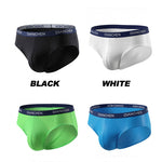 4 Pack Men's Ultra-Soft Ice Silk Briefs