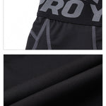 Men's Full Coverage Mesh Panel Quick-Dry Fabric Odor-Control Tops & Tights