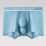 2 Pack Men's Ultra-Soft Modal Double Supportive Pouch Skin-Friendly Soft Trunks
