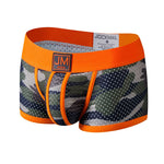 2 Pack Men's Camouflage Print Mesh Supportive Fit Touch-Free Soft-Touch Trunks