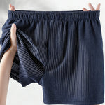 2 Pack Men's Loose Fit Ultra-Soft Cotton Comfy Loungewear Shorts