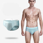 4 Pack Breathable Ice Silk Antibacterial Men's Briefs