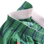 2 Pack Men's Cotton Plaid Boxers with 3D U-Pouch and Button Fly