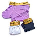 3 Pack Men's U-Shaped Large Pouch Breathable Comfortable Trunks
