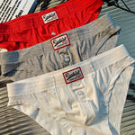 2 Pack Men's Premium Comfortable Fabric Low-Rise U-Shaped Briefs