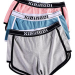 3 Pack Men's Trendy Relaxed-Fit Breathable Cotton Lounge & Casual Boxers Shorts