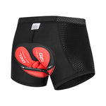 Men's Foam & Silicone Gel Padding High-Stretch Cycling Style Activewear Tights