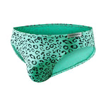 3 Pack Men's High Stretch Leopard Style Sexy Low-Rise Briefs