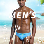 Men's Low-Rise Printed Casual Swim Brief