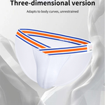 2-pack Men's Striped V-waist High-cut Briefs