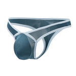 4 Pack Men's Low-Rise Breathable Mesh Lightweight Sexy Thongs