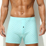 2 Pack Men's Workout Ready Built to Prevent Chafing Ice Silk Boxer Briefs