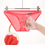 Men's Lightweight Low-Rise Bikini with Contoured Pouch