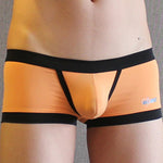 2 Pack Men's Separated Ball Pouch Trunks With Fly