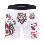 4 Pack Men's Digital Print Comfortable & Breathable Stretch Fit Boxer Briefs