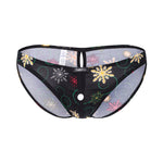 Men's Stretch Briefs with Convertible Front Opening & Open-Back Design