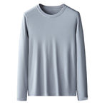 Men's Double-sided Modal Long-sleeved Solid Color T-shirt
