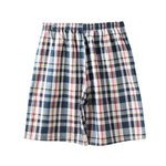 2 Pack Men's Mid-Rise & Loose Fit Plaid Cotton Lounge Pants