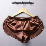Men's Lounge Pants Comfortable Breathable Silky Sleep Shorts