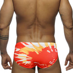 Men's Bold Prints Antibacterial Low-Rise Swim Briefs