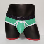 2 Pack Men's Detachable Front Pouch Durable Stretch Skin-Friendly Briefs