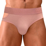 Men’s Ribbed Cutout Stretch Cotton Briefs