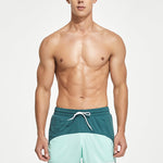 Men's Sporty Quick-Dry Two-Tone Shorts