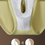 2 Pack Men's Waffle-Knit Cotton Separable Scrotum Support Briefs