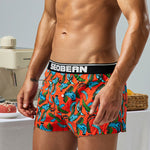 Men's Loose-Fit Printed Cotton Boxers