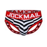 2 Pack Men's Sexy Cheeky Ultra-Soft Cotton Low-Rise & Revealing Supportive Jockstraps