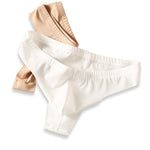 4-Pack Men's Seamless Solid Color Stretch Fit Ice Silk Thong