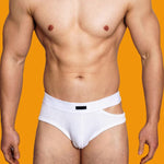2 Pack Men's Low-Rise Sexy Side-Opening Briefs