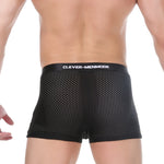 2 Pack Men's Breathable Mesh Supportive Fit Seamless Trunks