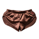 2 Pack Men's Home Loose-Fit Solid Color Seamless Smooth Boxers