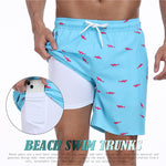 Men's Moisture-Wicking Cooling Airflow Fashion Vacation Board Shorts