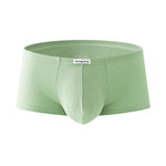 2 Pack Premium Cotton Double-Layered Gusset Breathable U-Pouch Trunks