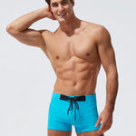 Men's Moisture-Wicking Lining Sporty Cut Stay-Put Fit Swim Shorts & Trunks
