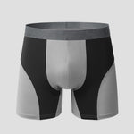 Breathable Sports Boxer Briefs with Open Fly
