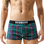 2 Pack Men's Comfy Waistband Day-Long Comfort Anti-Chafing Boxers Shorts