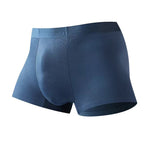 2 Pack Men's Seamless Comfort Stretch Fabric Breathable Modern Fit Solid Color Trunks