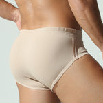 Men's Premium Fabric Comfy Waistband Stay-Put Fit Sporty Cut Solid Color Trunks