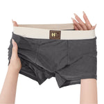 4 Pack Men's Light-Luxury Loose Fit Breathable & Comfortable Trunks
