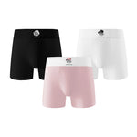 3 Pack Men's High-Rise Cotton Midway Briefs with Wide Waistband and Antibacterial Lining