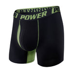 4 Pack Men's Mid-Rise Color Block Mesh Breathable Boxer Briefs