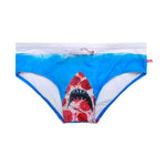 Men's Low-Rise Stylish Animal Print Swim Briefs