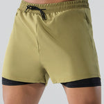 Men's Minimalist Design Sporty Cut Odor-Control Board Shorts