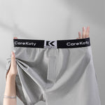 2 Pack Men's Loose-Fit Cotton Comfort Seamless Boxer Shorts